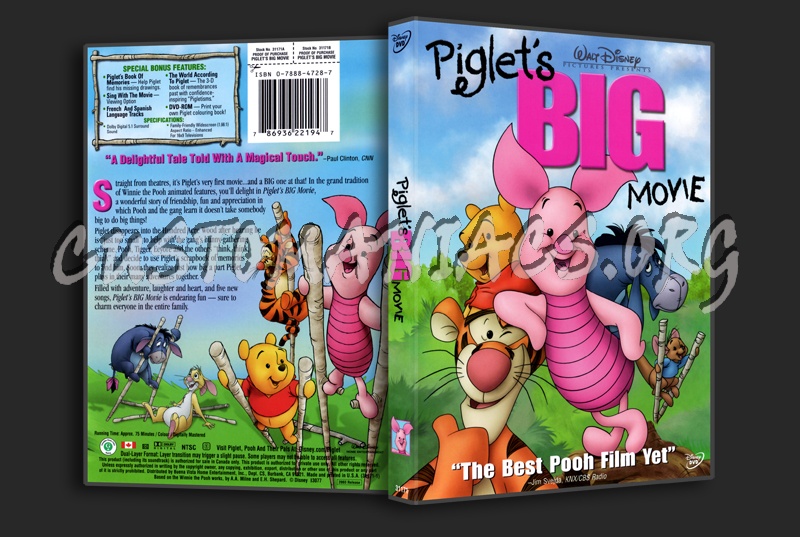 Piglet's Big Movie dvd cover
