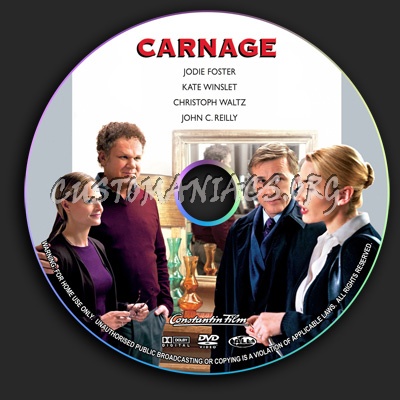 Carnage dvd label