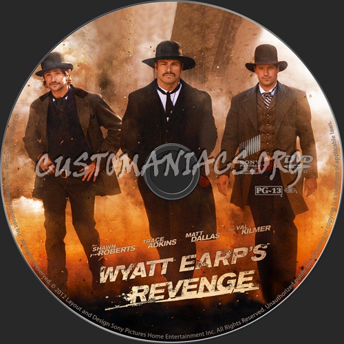 Wyatt Earp's Revenge dvd label