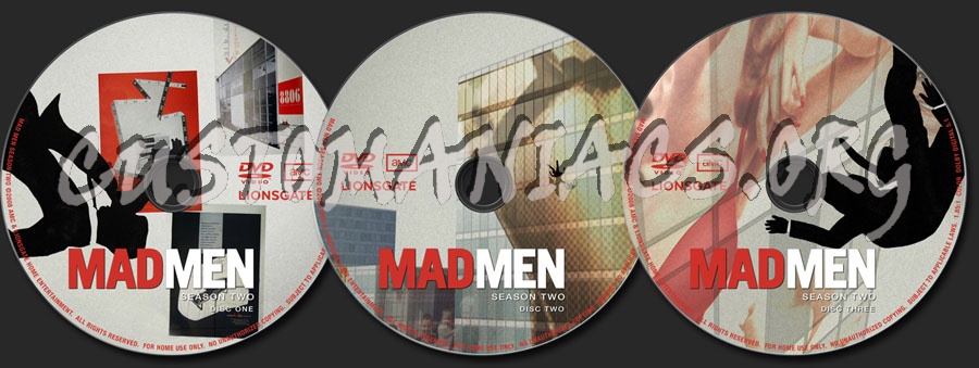 Mad Men Season Two dvd label