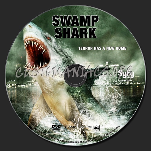 Swamp Shark dvd label