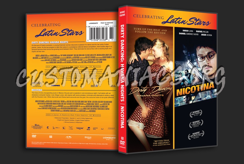 Dirty Dancing Havana Nights / Nicotina dvd cover