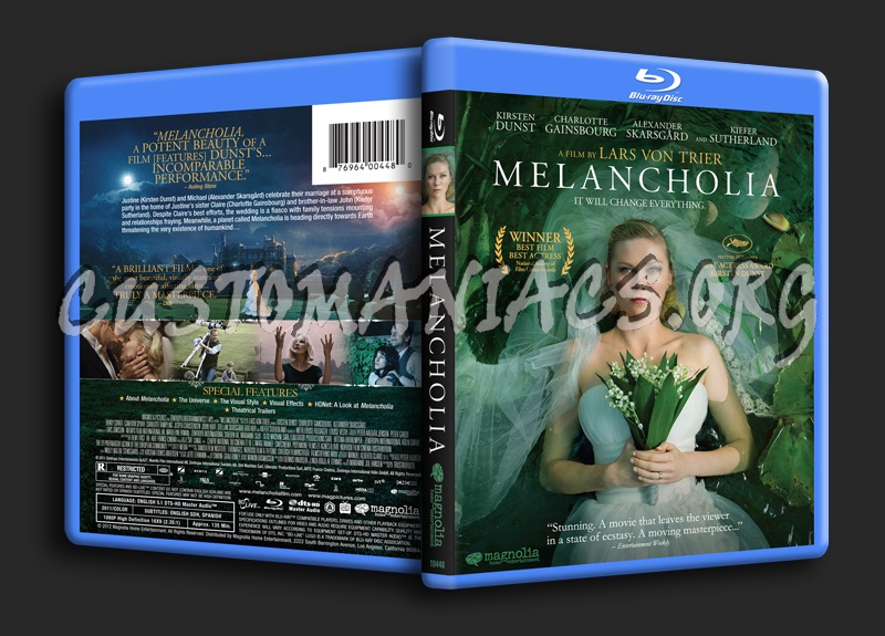 Melancholia blu-ray cover