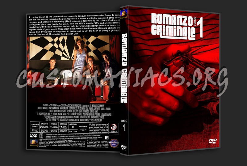 Romanzo Criminale - Series 1 dvd cover