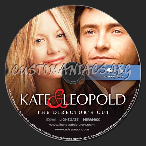Kate & Leopold blu-ray label
