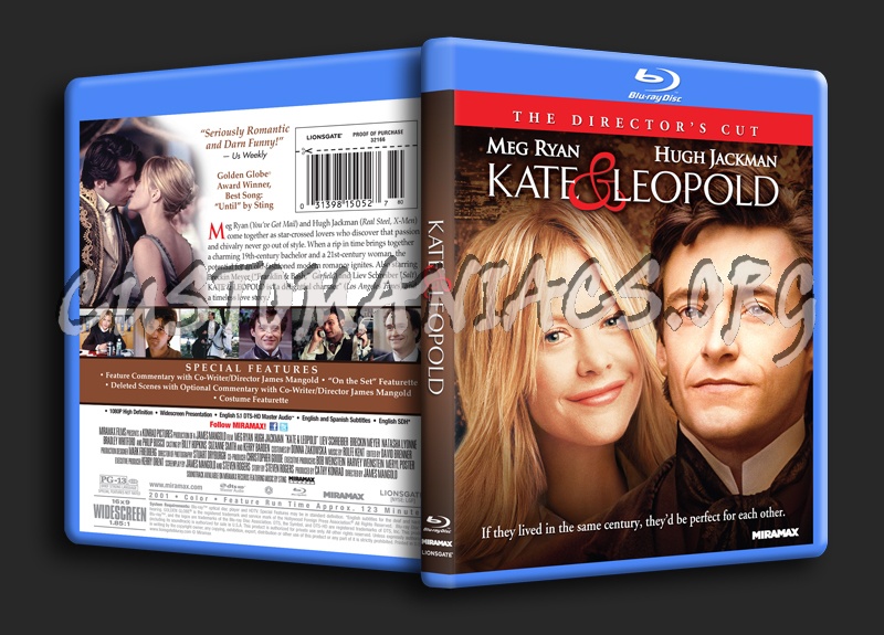 Kate & Leopold blu-ray cover