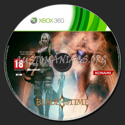 Blades Of Time dvd label
