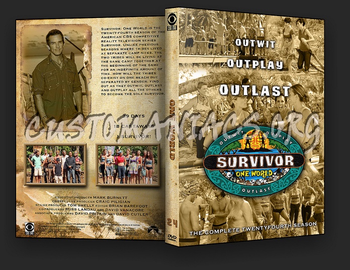 Survivor One World - Season 24 dvd cover