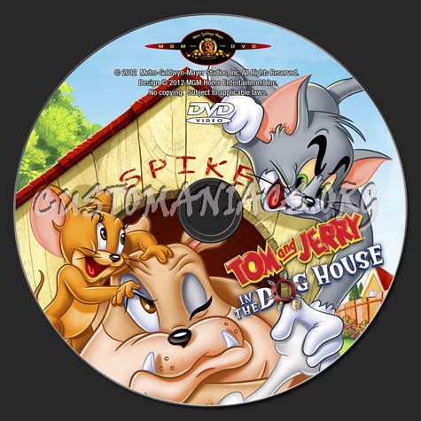 Tom And Jerry: In The Doghouse dvd label
