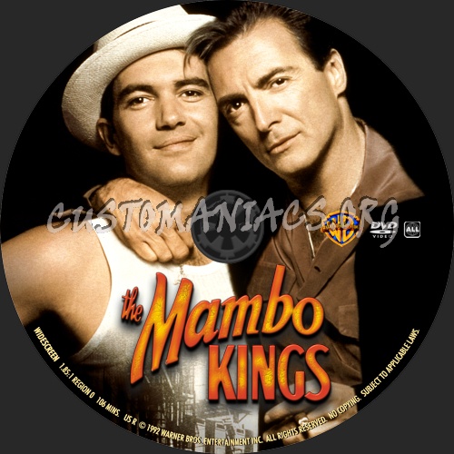 The Mambo Kings (1992) dvd label