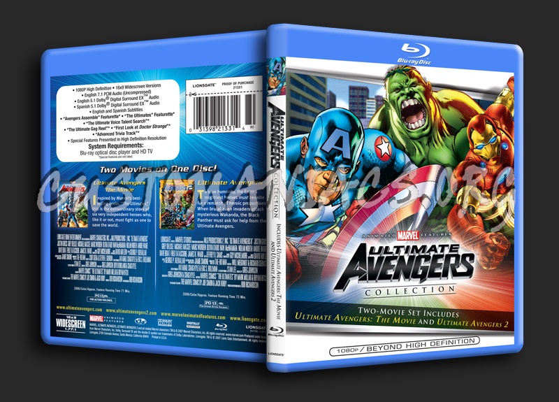Ultimate Avengers Collection blu-ray cover