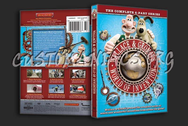 Wallace & Gromit's World of Invention dvd cover