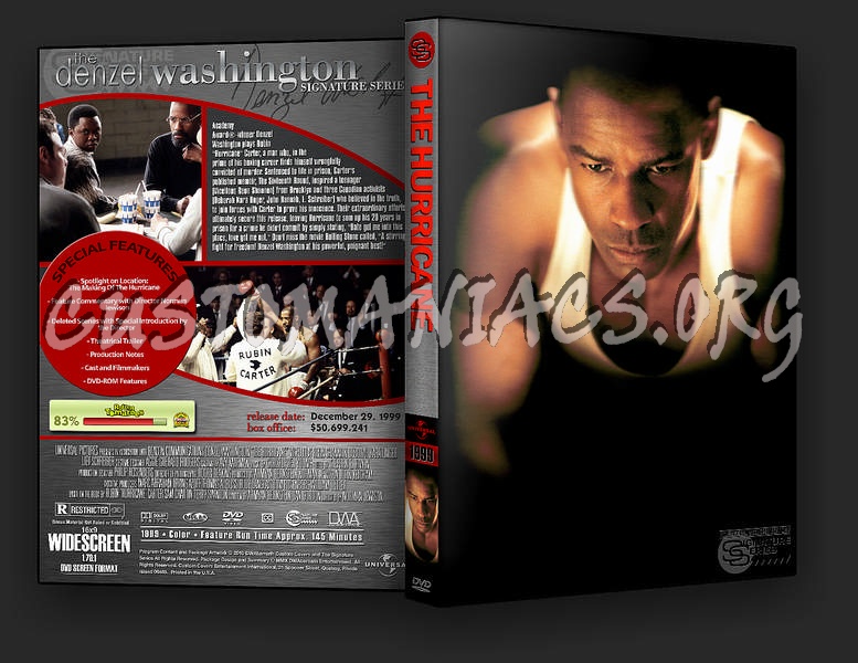 The Hurricane dvd cover