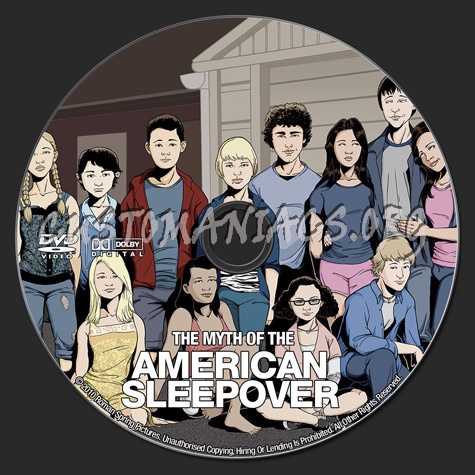 The Myth Of The American Sleepover dvd label