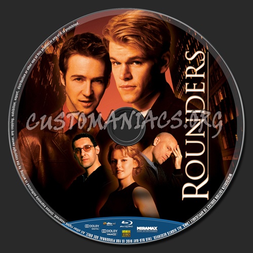 Rounders blu-ray label
