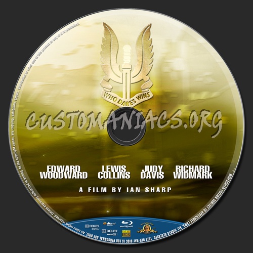 Who Dares Wins blu-ray label
