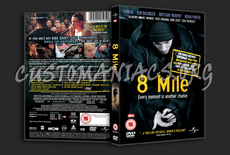 8 Mile dvd cover