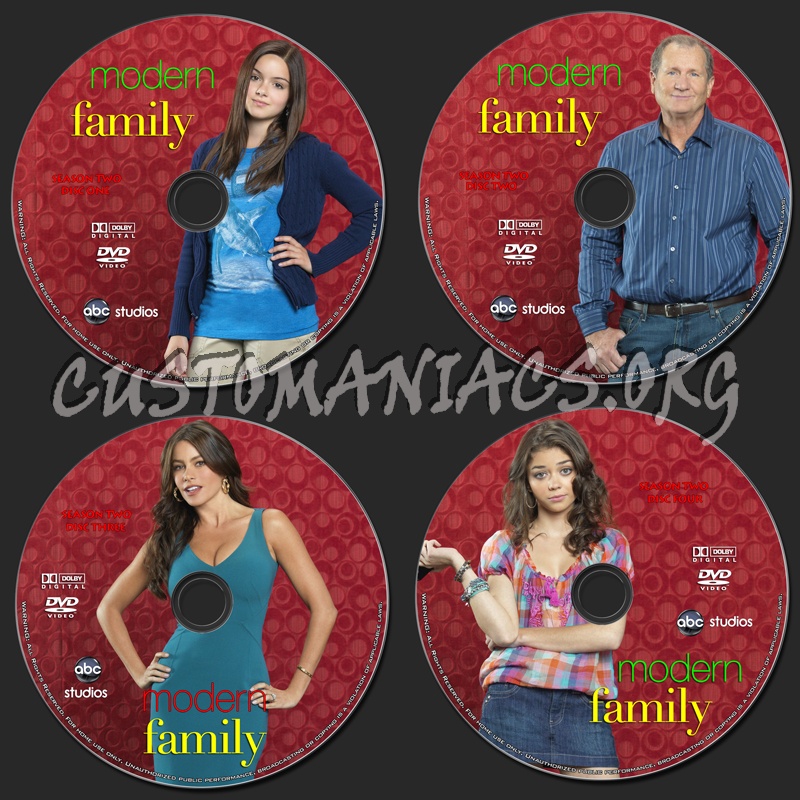 Modern Family - Season 2 dvd label