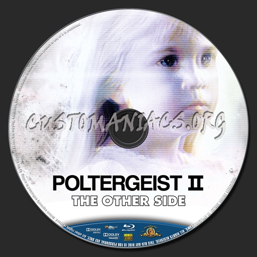 Poltergeist 2 blu-ray label