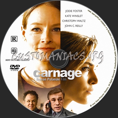 Carnage dvd label