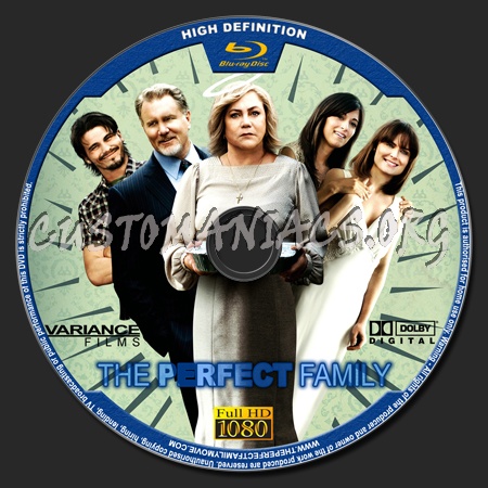 The Perfect Family blu-ray label