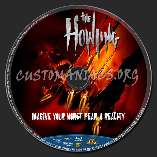 The Howling (1981) blu-ray label