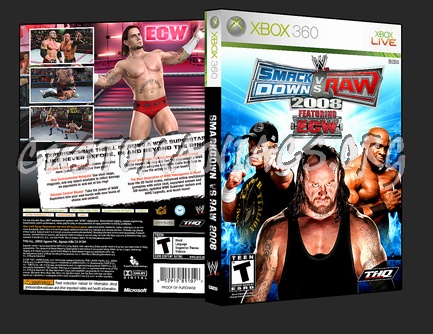 SmackDown vs RAW 2008 dvd cover