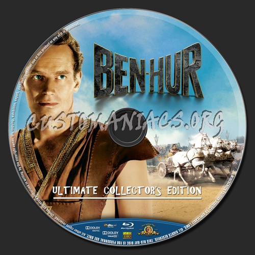 Ben Hur Ultimate Collectors Edition blu-ray label