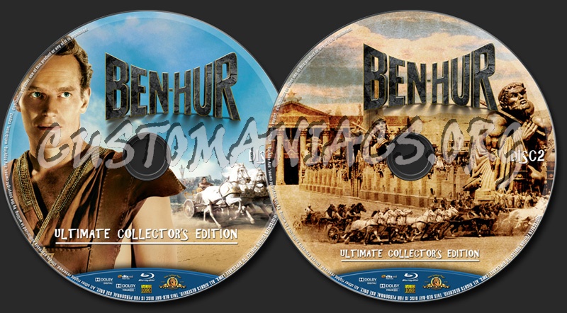 Ben Hur Ultimate Collectors Edition (2 Disc edition) blu-ray label