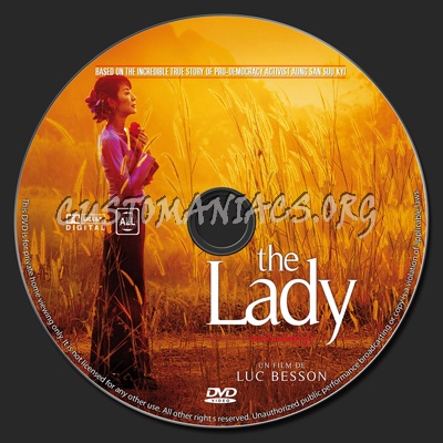 The Lady dvd label