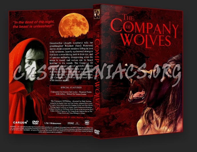 The Company Of Wolves dvd cover