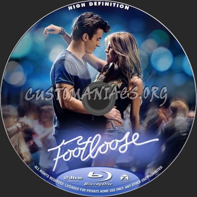 Footloose (2011) blu-ray label