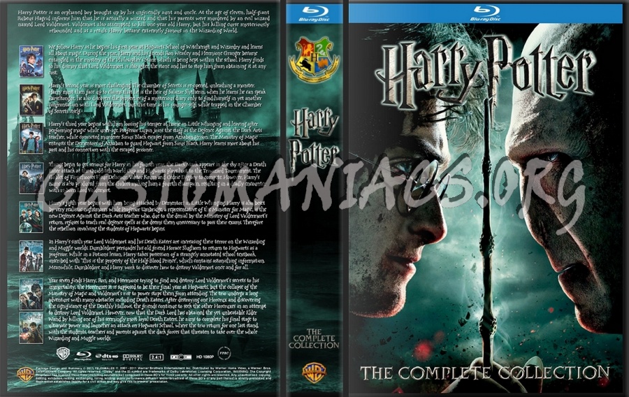 Harry Potter Complete Collection dvd cover