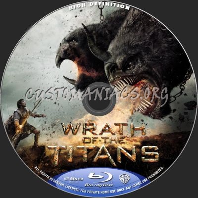 Wrath Of The Titans (2D+3D) blu-ray label