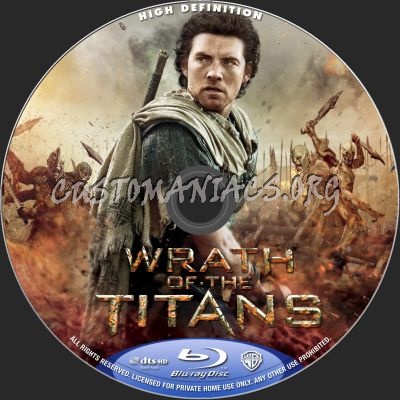 Wrath Of The Titans (2D+3D) blu-ray label