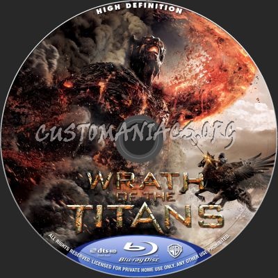 Wrath Of The Titans (2D+3D) blu-ray label