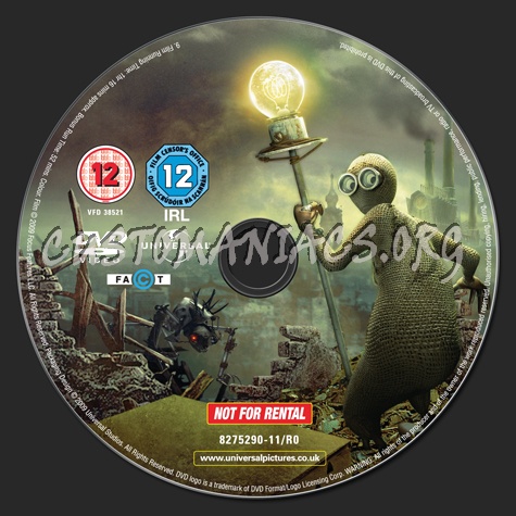 9 (2009) dvd label