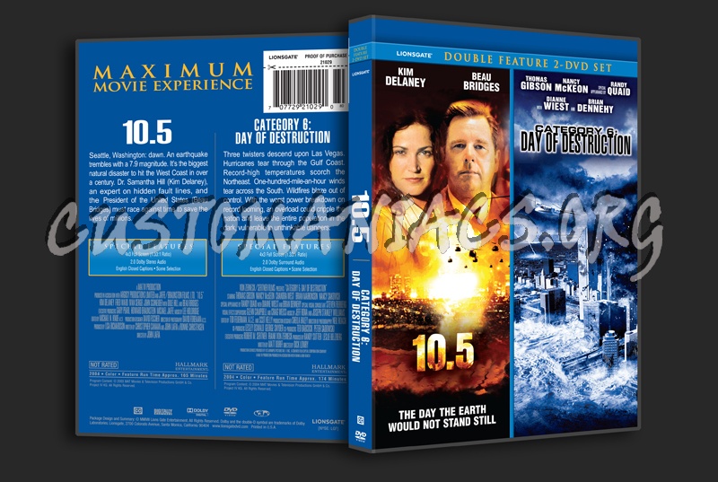 10.5 / Category 6 Day of Destruction dvd cover