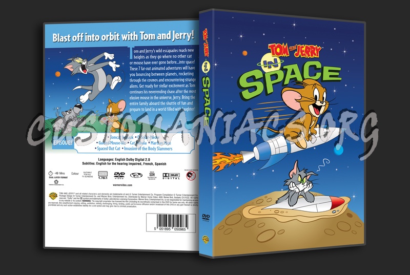 Tom & Jerry In Space dvd cover