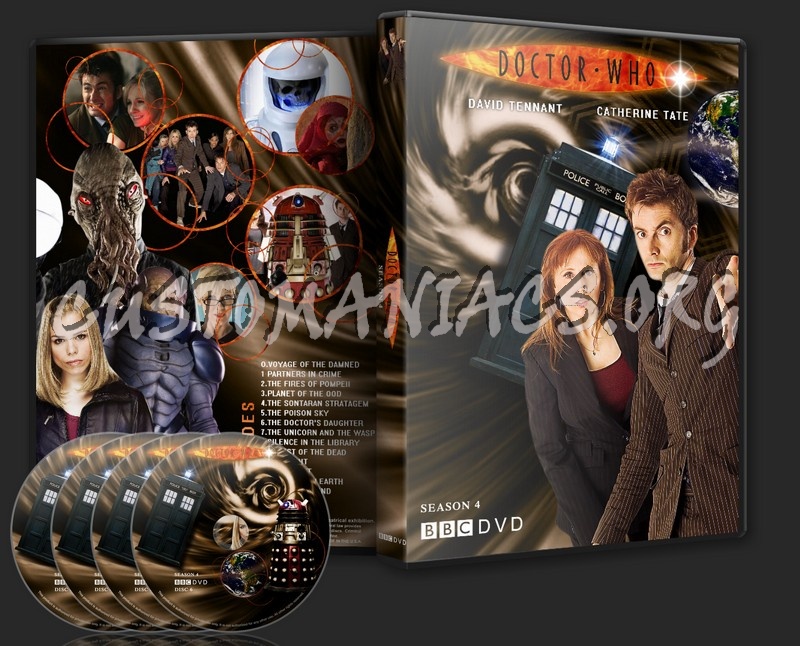 Doctor Who Season 4 : Single Amaray dvd cover