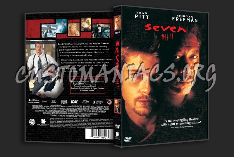 Seven (Se7en) dvd cover