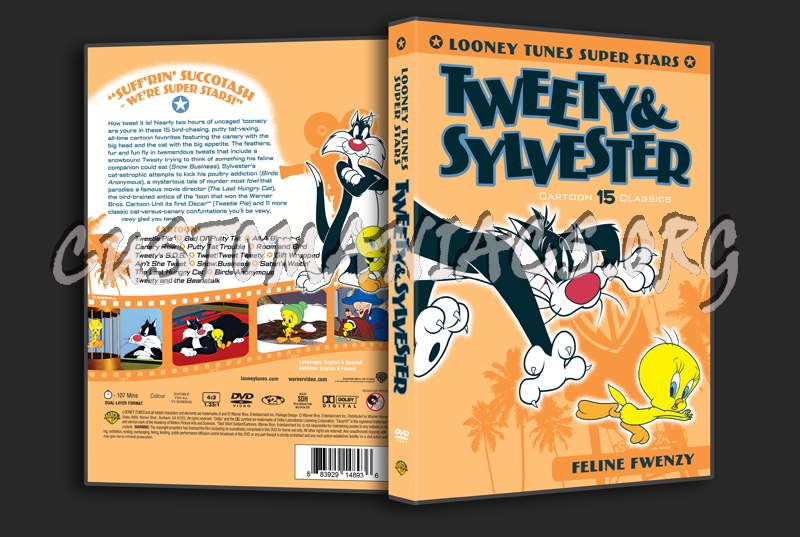 Looney Tunes Super Stars - Tweety And Sylvester dvd cover