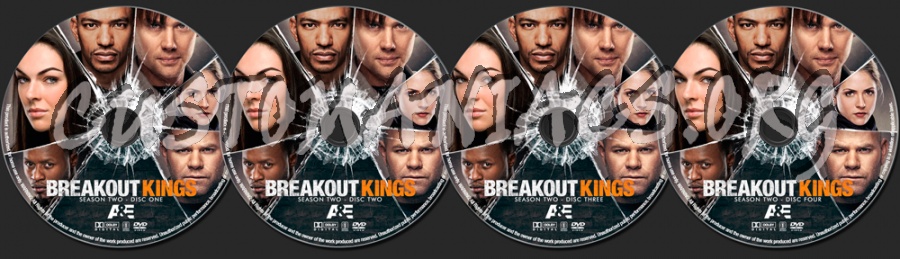 Breakout Kings Series 2 dvd label