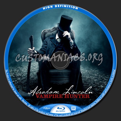 Abraham Lincoln: Vampire Hunter blu-ray label