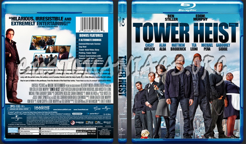 Tower Heist blu-ray cover