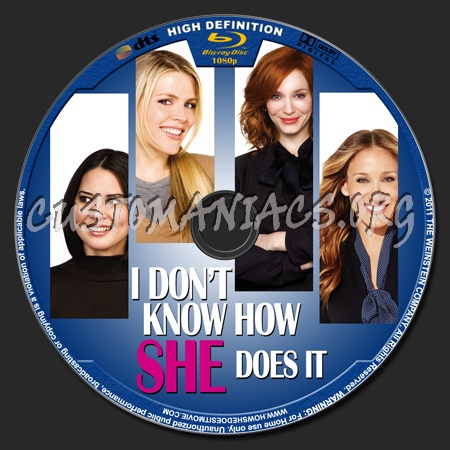 I Don't Know How She Does It blu-ray label