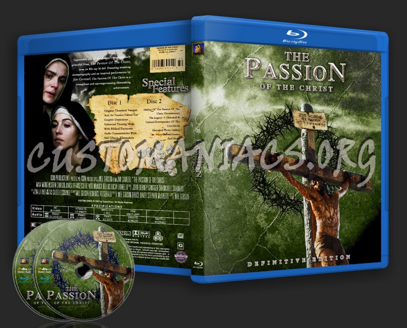 Passion Of The Christ, The: Definitive Edition blu-ray cover