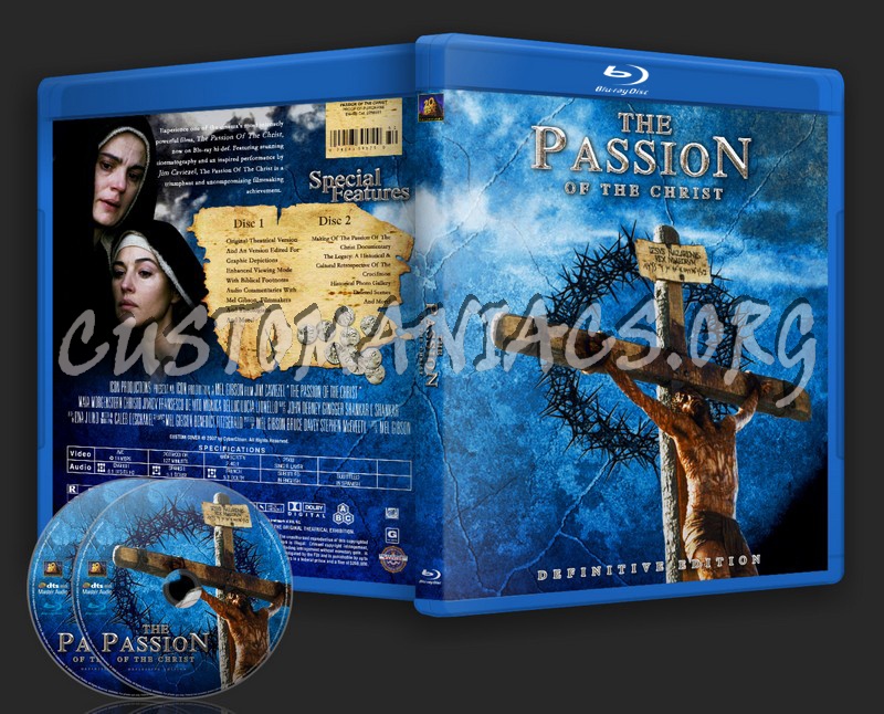 Passion Of The Christ, The: Definitive Edition blu-ray cover