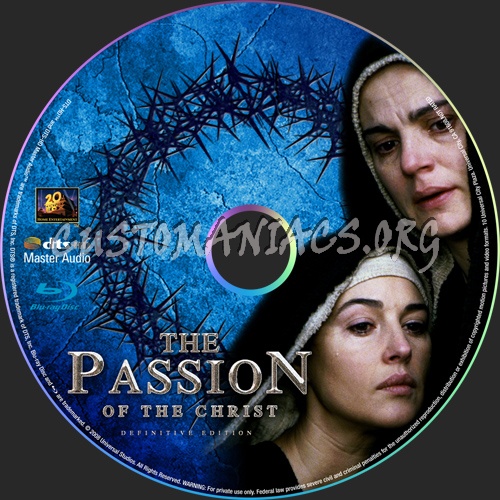 Passion Of The Christ, The: Definitive Edition blu-ray label