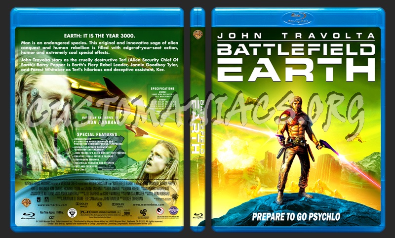 Battlefield Earth blu-ray cover